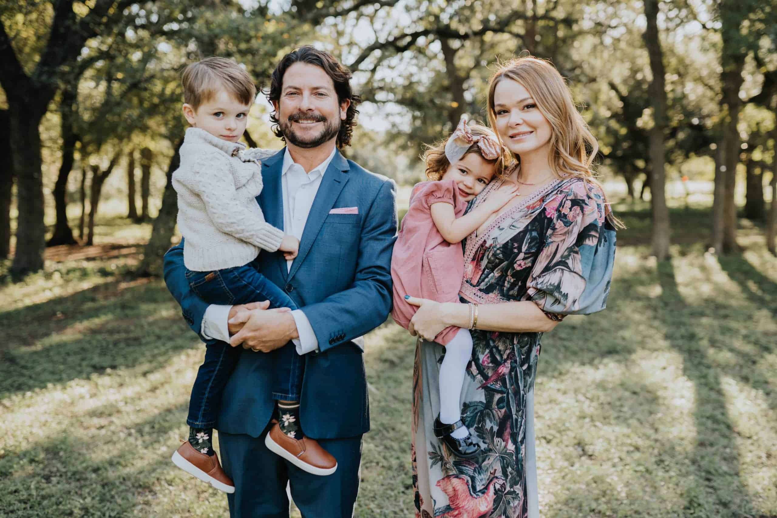 Austin skin specialist Courtney Gill PA-C and her family